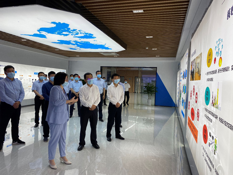 Leaders of the Municipal Party Committee of Tongling City, Anhui Province visited the Polyton production base for investigation and investigation